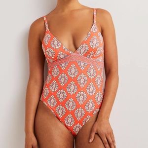 Boden Arezzo V-Neck Swimsuit